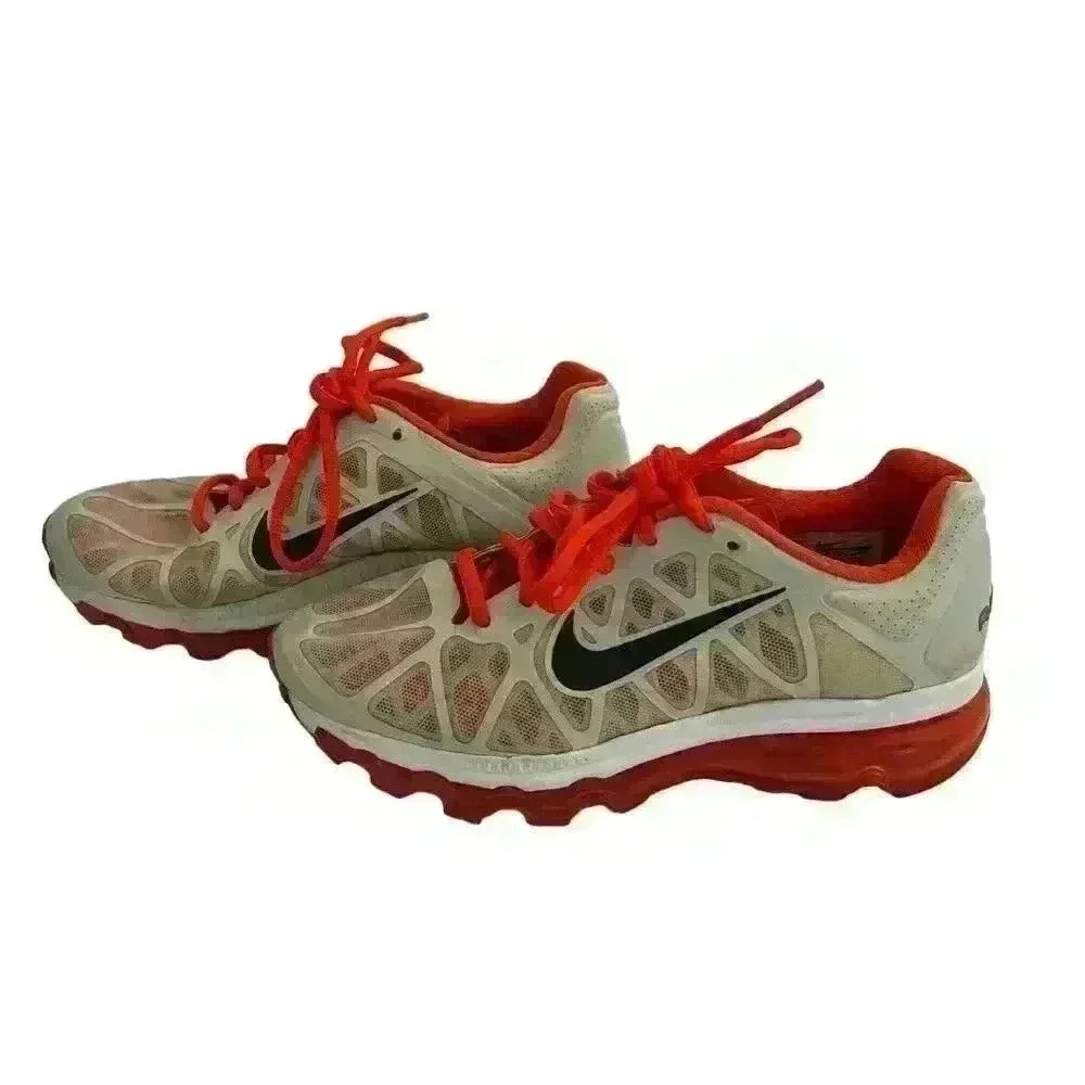 Nike AIRMAX 2011 429890-106 Wmns Sz 5 Summit White / Anthracite-Crimson Sneakers